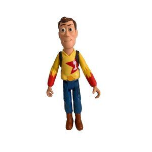 Disney Toy Story RC Race Woody 7-Inch Action Figure Backpack 90s Retro Style Fun